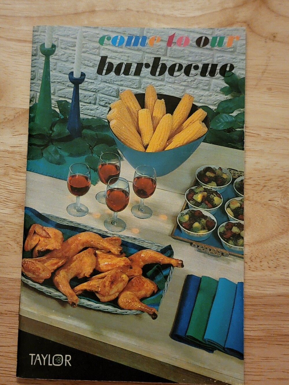 Lot Of 2 BBQ cookbooks: Taylor 'Come to Our Barbecue' and BBQ BBQ BBQ